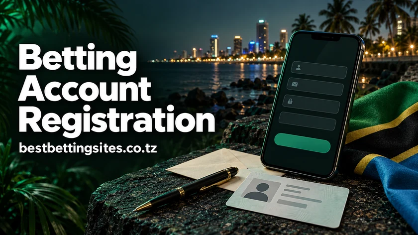 Betting account registration in Tanzania